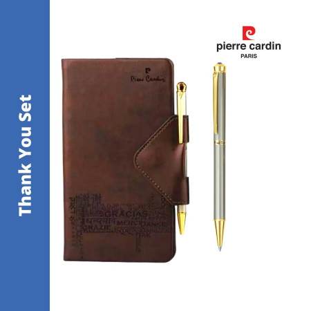 Pierre Cardin Thank You Set - Diary and Pen Set