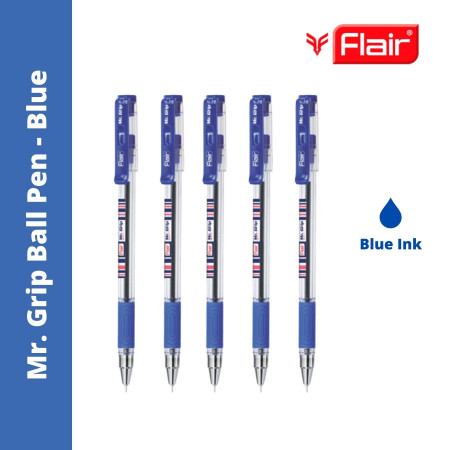 Flair Mr. Grip Ball Pen - Blue