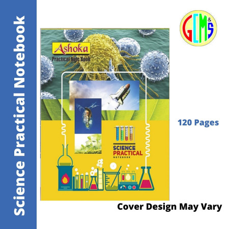Ashoka Science Practical Notebook - 120 Pages