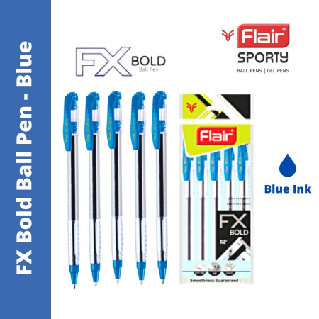 Flair FX Bold Ball Pen - Blue