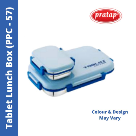 Pratap Tablet Stainless Steel Lunch Box - PPC57