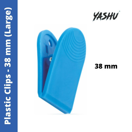 Yashu Plastic Paper Clips Large - 38 mm