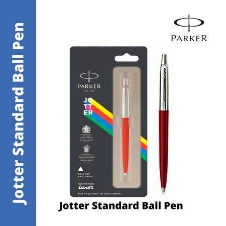 Parker Jotter Standard Chrome Trim Ball Pen (MRP - Rs. 285)