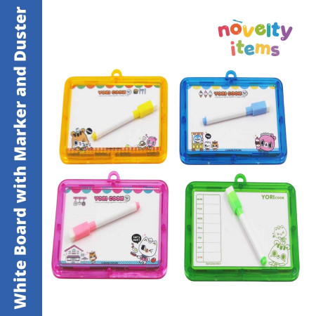 White Board with Marker and Duster(Size: 17x13 cm) (1000)
