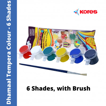 Kores Dhamaal Student Tempera Colour - 6 Shades