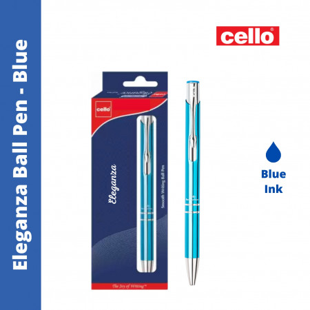Cello Eleganza Ball Pen - Blue