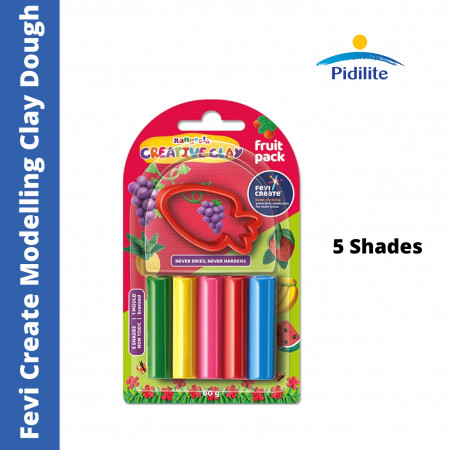 Pidilite Fevi Create Rangeela Modelling Clay Dough - 5 Shades