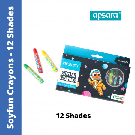 Apsara Soyfun Crayons - 12 Shades