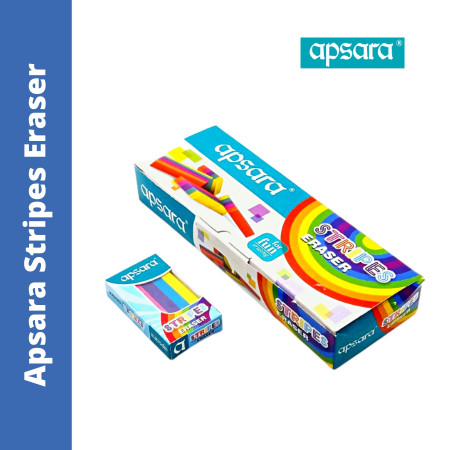Apsara Stripes Eraser