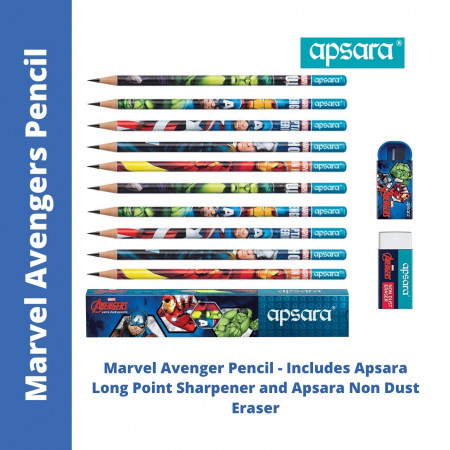 Apsara Marvel Avengers Extra Dark Pencils - Pack of 10 Pencil