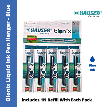 Hauser Bionix Liquid ink Pen Hanger - Blue