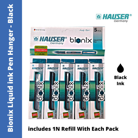Hauser Bionix Liquid ink Pen Hanger - Black
