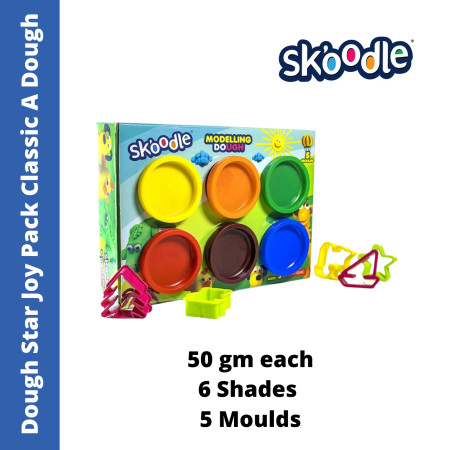 Skoodle Dough Star Joy Pack Classic A Dough - 6 Shades, 50 gm each (SP10652)