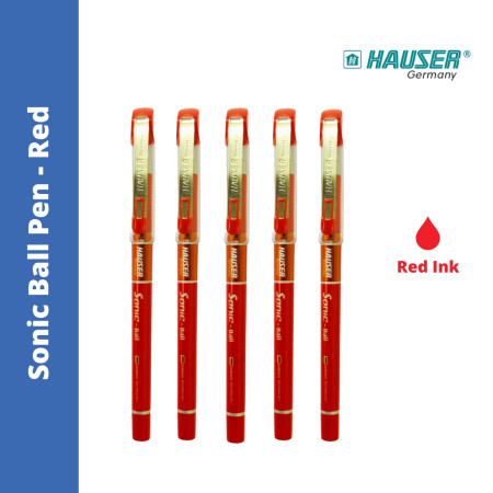 Hauser Sonic Ball Pen - Red MRP - Rs. 15