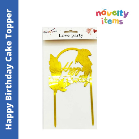 Happy Birthday Cake Topper