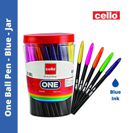 Cello One Ball Pen - Blue